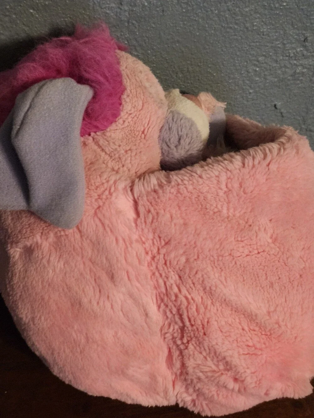 Vintage Mattel Party Popples 80's Plush Pink
